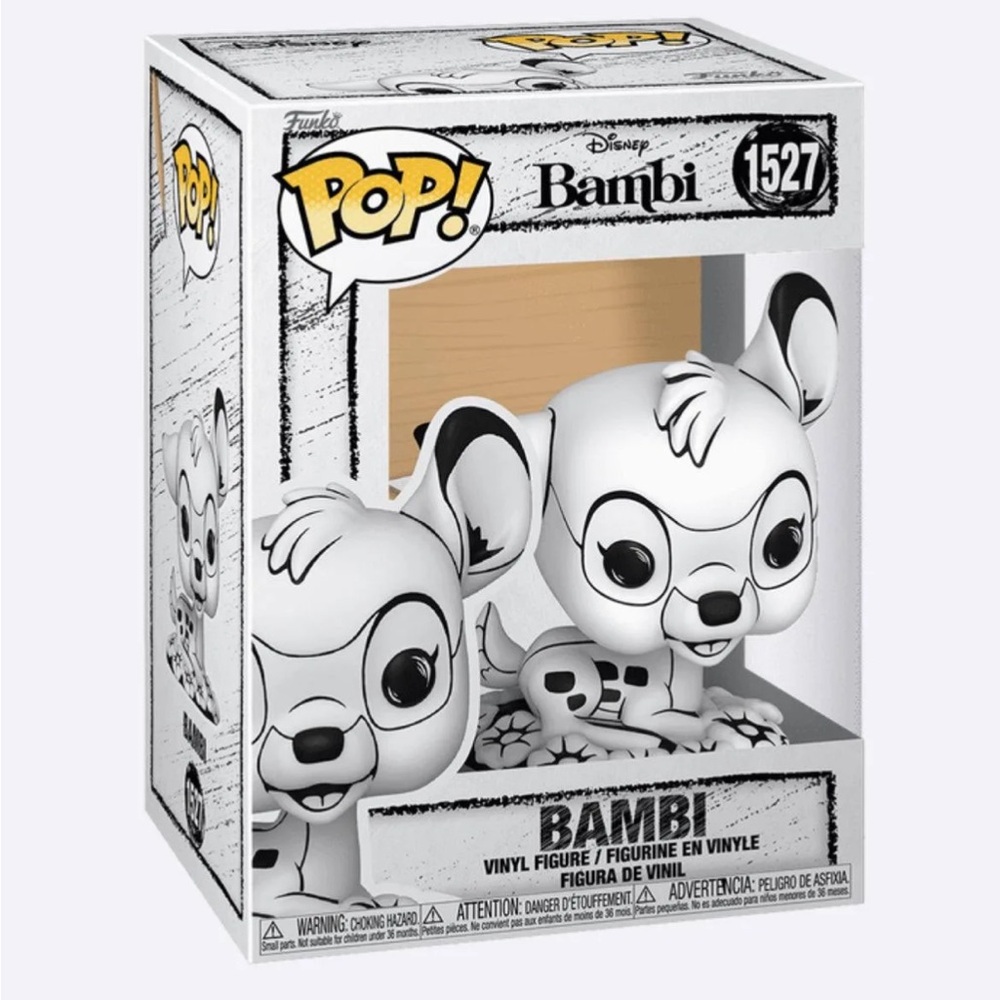 Disney Bambi Black and White Vinyl Figure